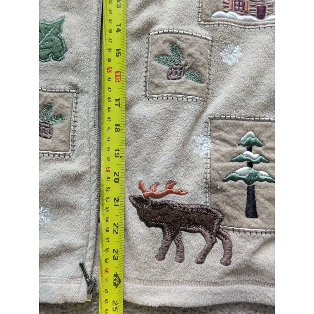 Croft & Barrow Cottagecore Zip Up Sz XL